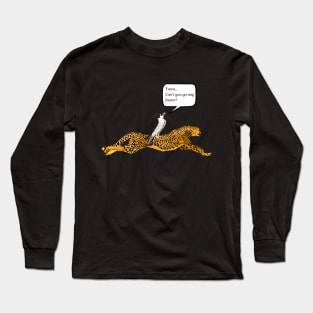 Fast & Faster: the Cheetah & the Peregrine falcon Long Sleeve T-Shirt